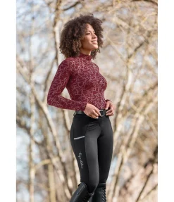 Pantalon d'équitation hybride à fond intégral grip Functional-Basic