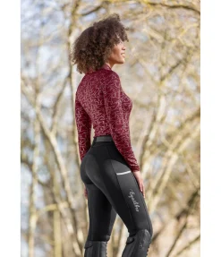 Pantalon d'équitation hybride à fond intégral grip Functional-Basic