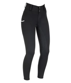 Pantalon d'équitation hybride à fond intégral grip enfant Jola