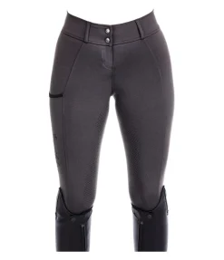 Pantalon d'équitation hybride à fond intégral grip Functional-Basic