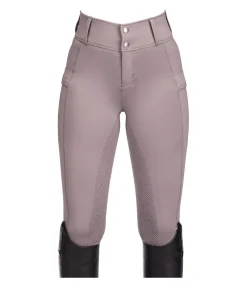 Pantalon d'équitation hybride à fond intégral grip enfant Ilva