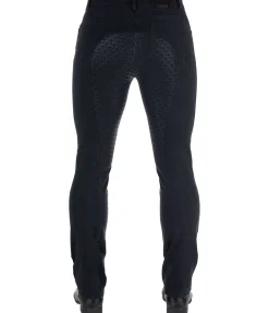 Pantalon d'équitation jodhpur en jean avec fond intégral grip homme Owen