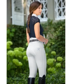 Pantalon d'équitation taille haute à fond intégral Grip Catherine