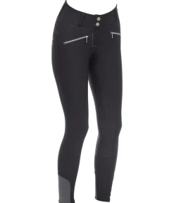 Pantalon d'équitation taille haute à fond intégral Grip Catherine