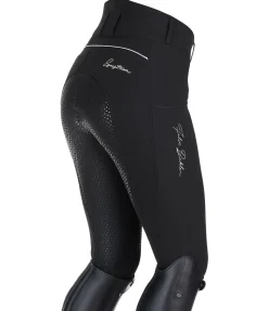 Pantalon d'équitation taille haute thermique à fond intégral grip Elodie