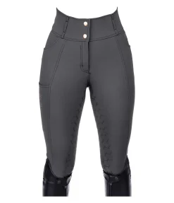 Pantalon d'équitation thermique à fond intégral grip Jessica