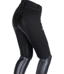 Pantalon d'équitation thermique et hybride à fond intégral grip enfant Talea