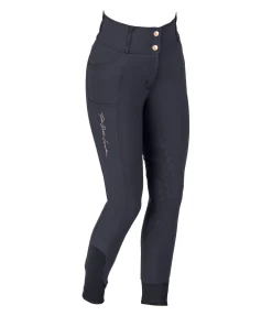Pantalon d'équitation thermique à fond intégral grip Jessica