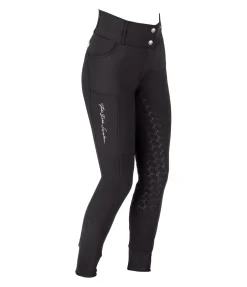 Pantalon d'équitation thermique à fond intégral grip Jessica