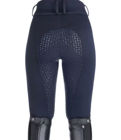 Pantalon d'équitation thermique et hybride à fond intégral grip enfant Talea