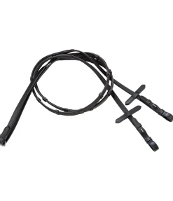 Rênes antidérapantes en cuir Slim Grip