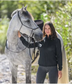 Rênes en cuir tressé 2 en 1 Tromm