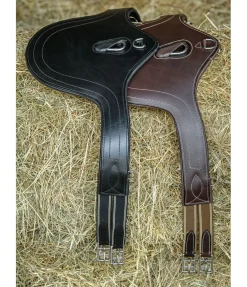 Sangle bavette en cuir Derby