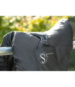 Sangle courte demi-lune en cuir doux