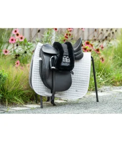 Sangle courte en véritable fourrure d'agneau Circle