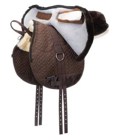 Selle de loisir en véritable fourrure d'agneau