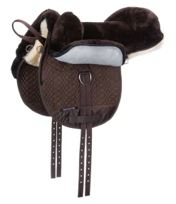 Selle de loisir en véritable fourrure d'agneau