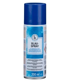 Spray bleu