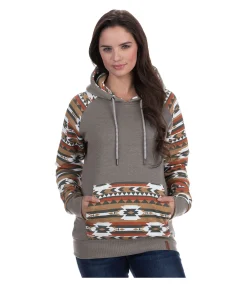 Sweat à capuche Ikat