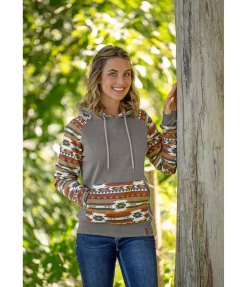 Sweat à capuche Ikat