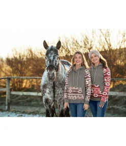 Sweat à capuche Ikat