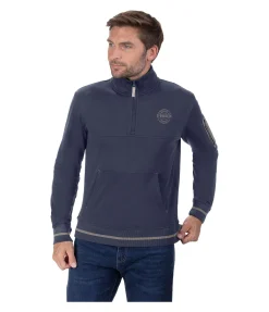 Sweat à col zippé homme Zach