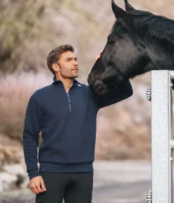 Sweat avec col zippé homme Portland