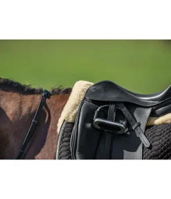 Tapis de selle en véritable fourrure d'agneau Queensland