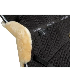 Tapis de selle en véritable fourrure d'agneau Queensland