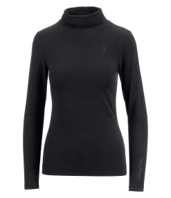 T-shirt col roulé à manches longues Claire