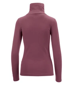 T-shirt col roulé à manches longues Claire