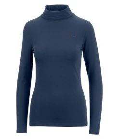 T-shirt col roulé à manches longues Claire