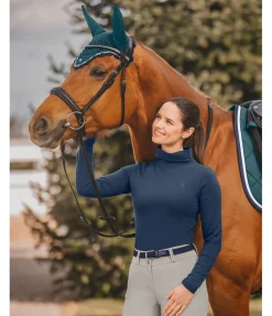 T-shirt col roulé à manches longues Claire