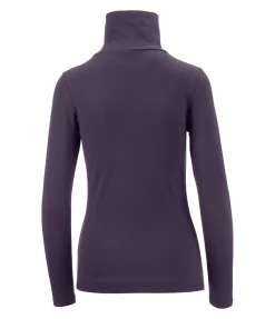 T-shirt col roulé à manches longues Claire