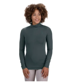 T-shirt col roulé à manches longues Claire