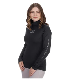 T-shirt col roulé en stretch Performance à manches longues Jonna