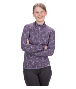 T-shirt technique à manches longues en stretch enfant Xena