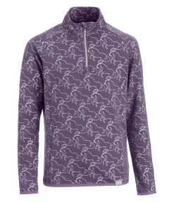 T-shirt technique à manches longues en stretch enfant Xena