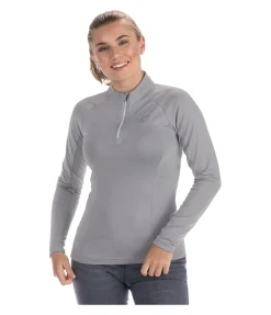 T-shirt technique à manches longues zippé Sofie