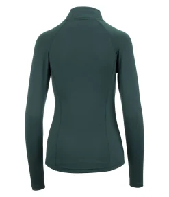 T-shirt technique zippé à manches longues Lea