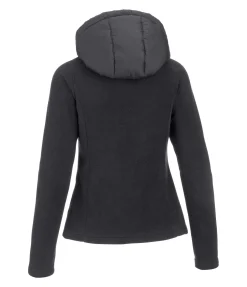 Veste bi-matière à capuche Elisa