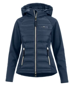 Veste bi-matière à capuche Jolie