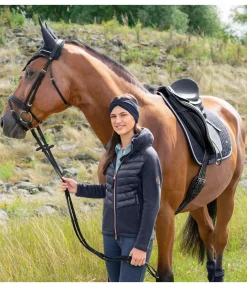 Veste d'équitation bi-matière enfant Dora