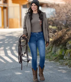 Veste d'équitation d'hiver unisexe Peyton