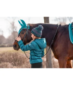 Veste d'équitation matelassée hiver enfant Fenna