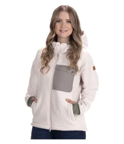 Veste en sherpa à capuche Rockies