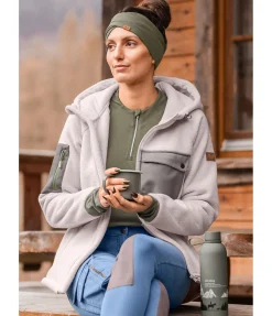 Veste en sherpa à capuche Rockies